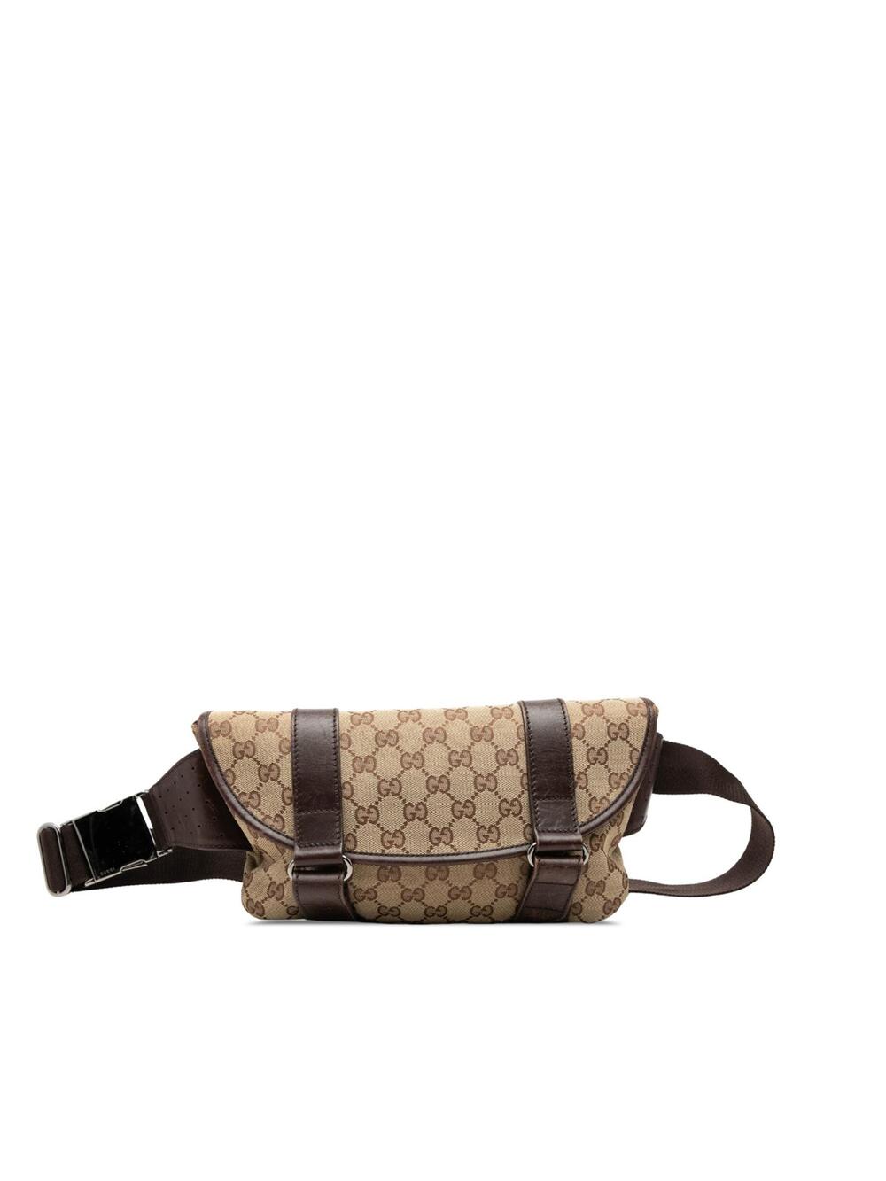 Gucci Gg Canvas Belt Bag Pre-Loved #362484G54B